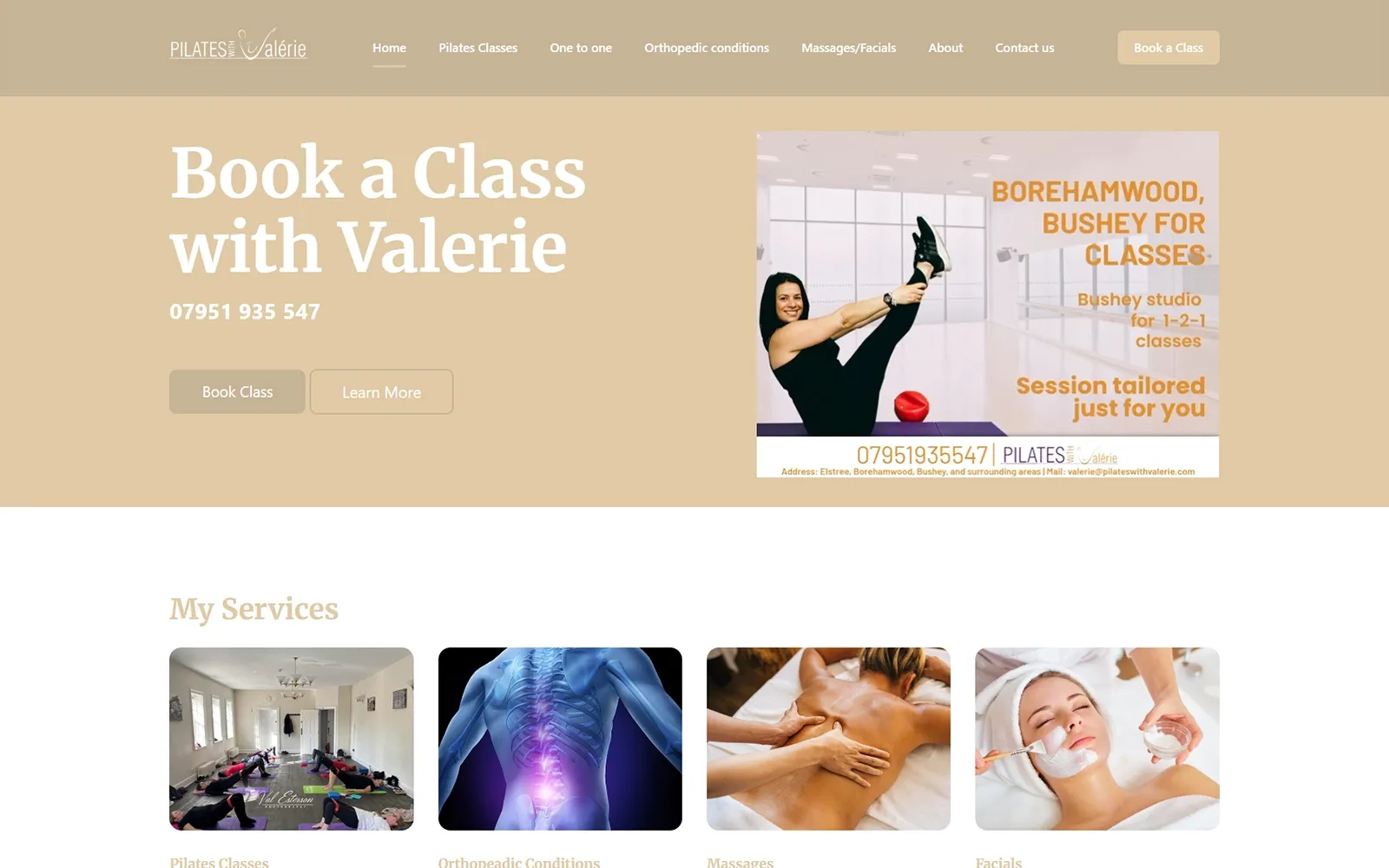 Pilates with Valerie homepage — Mat Pilates classes in Bushey and Elstree with online Zoom sessions
