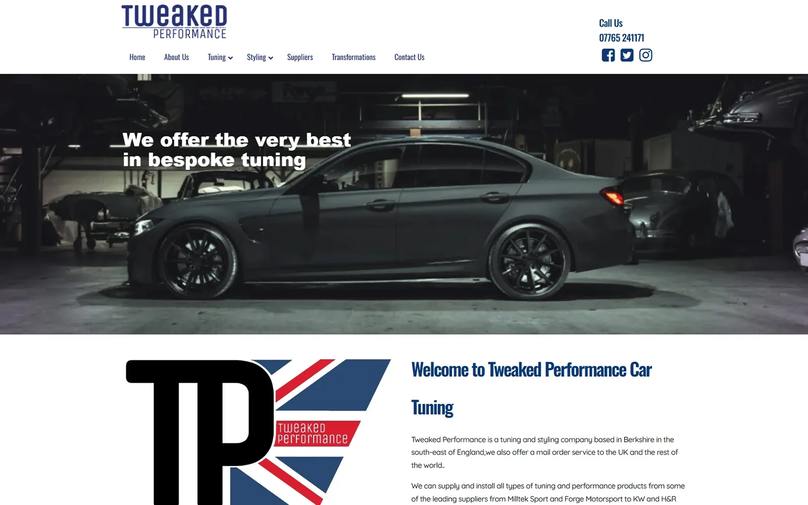 Tweaked Performance homepage — Berkshire performance tuner and mechanic for BMW, Mercedes, Porsche and VAG vehicles